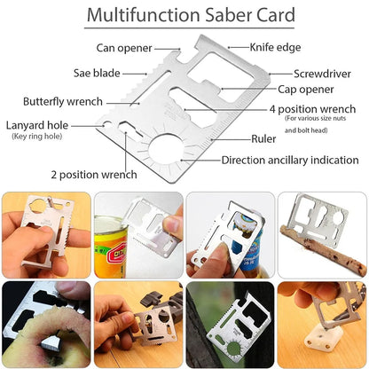 Survival Kit Outdoor – Militair Tactisch – EHBO, SOS & EDC Tools voor Kamperen en Jacht