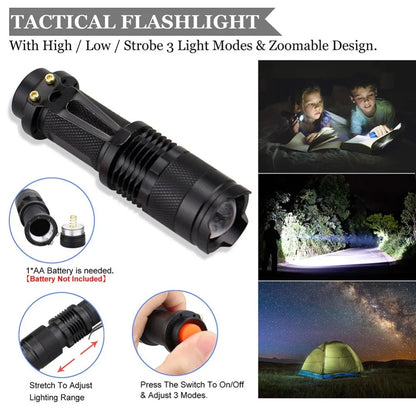 Survival Kit Outdoor – Militair Tactisch – EHBO, SOS & EDC Tools voor Kamperen en Jacht