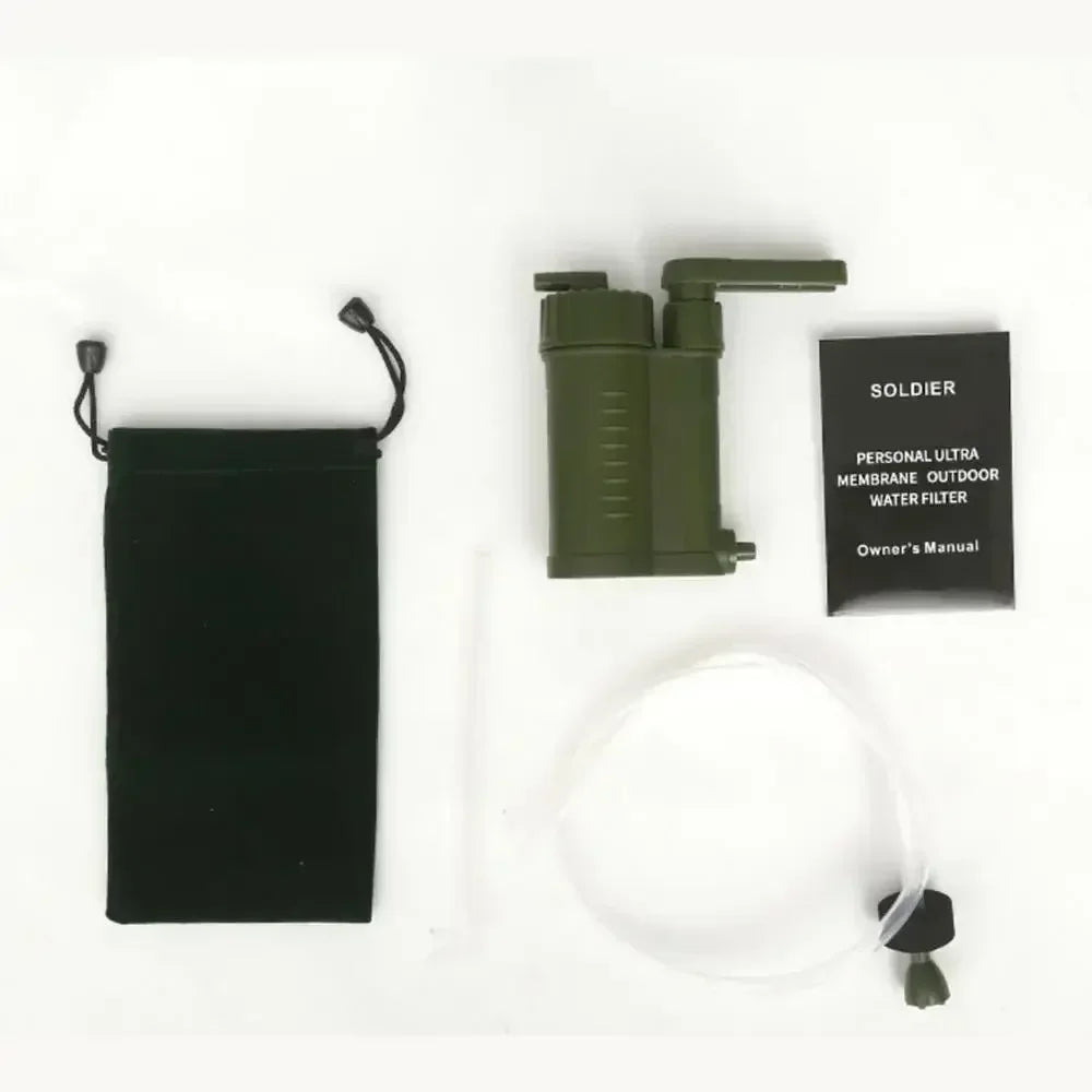 Draagbaar Waterfilter voor Noodsituaties & Outdoor