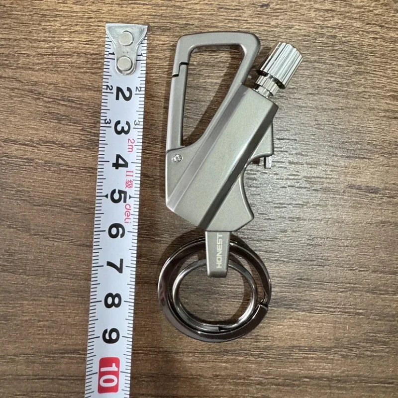 Multifunctionele Noodaansteker – RVS Sleutelhanger