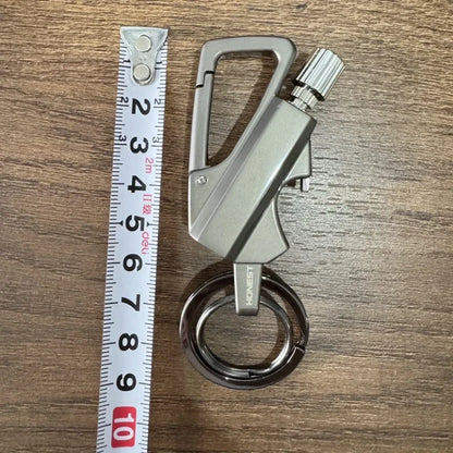 Multifunctionele Noodaansteker – RVS Sleutelhanger