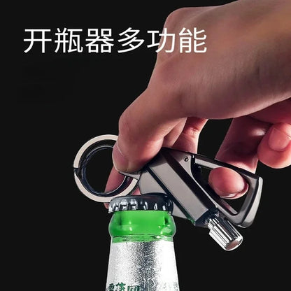 Multifunctionele Noodaansteker – RVS Sleutelhanger