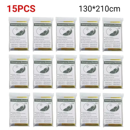 Nooddeken / Overlevingsdeken 130x210 cm – Waterdicht & Thermisch