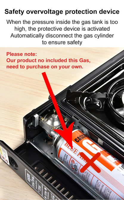 Draagbaar Gasfornuis – Noodsituaties en Outdoor